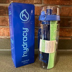 Hydracy Fruit Infuser Water Bottle - 32 oz Azure Blue - New in box